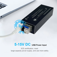 Mini USB 3.0 Type C vers Gigabit SFP RJ45 Adaptateur Ethernet Compatible Windows macOS Linux PC Portable Tablette Équipement à Fiber Optique