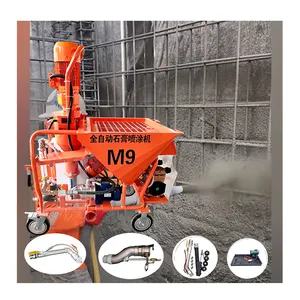 Wall Spray Plastering Dry Mixed Mortar Gypsum Automatic Plaster Spray 10m Gypsum Putty Plaster Machine