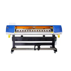Fabricante Golden Supplier Control automático PLC Yinstar 1,8 m Single XP600 Printhead Poster Printer imprimante vinyle