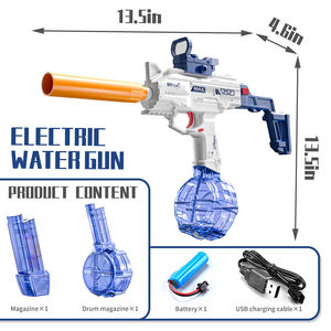 Chaud populaire jeu de tir en plein air en plastique eau bataille balle pistolet électrique bleu longue <span class=keywords><strong>épée</strong></span> 2024 nouveau pistolet à eau jouets longue portée - Product Image 3