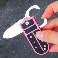 Nouveau produit, outil multifonctionnel, couteau de poche pour l'extérieur, couteau pliable avec ouvre-bouteille, ouvre-emballages, facile à transporter