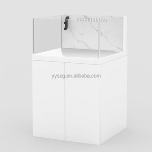 Acuario de Escritorio Mini Personalizado de Fábrica, Ecológico, con Placa de Roca <span class=keywords><strong>Decai</strong></span>, Tanque Cuadrado, Decoración para el Hogar, para Decoración de Mesa - Product Image 4