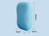 Rouleau de glace pour soins de beauté 9,86*5,5 CM, soin des yeux et du visage, rouleau à glaçons pour massage rafraîchissant, rouleau de lifting en silicone réutilisable