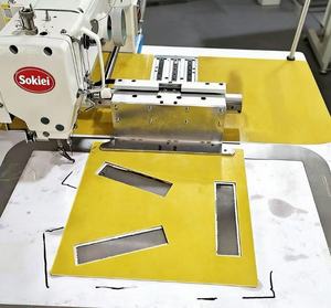 Machine à coudre industrielle à lit plat, informatisée, à point noué, à une aiguille, neuve, pour la couture des semelles latérales de chaussures - Product Image 2