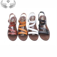 Sandales plates pour femmes de haute qualité, élégantes, durables et confortables, pour l'exportation, vente en gros, sandales légères pour femmes