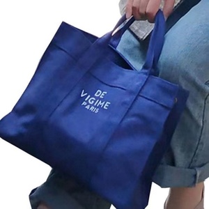 Bolsa de Compras Reutilizable para Mujer, Plegable, de Lona Gruesa, Ecológica, con Cierre de Cremallera, Diseño Sólido, Marca TC, Muestra Gratis - Product Image 2