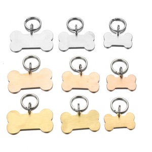 Yiwu Aceon in acciaio inossidabile 2mm di spessore SML collare di cane personalizzato fai da te Logo collana con Logo per cani e animali da compagnia regali fatti a mano in porcellana spazzola - Product Image 1