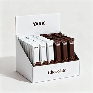 Custom Biodegradable Snack Candy Display <b>Boxes</b> Embossing Recycled Materials Corrugated for <b>Packaging</b> for Grocery Store Shelves - Product Image 1