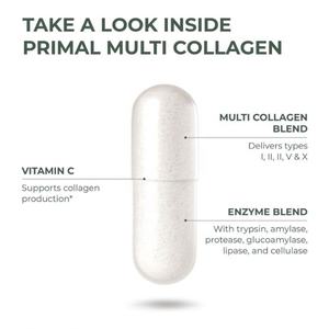 ยาสร้างคอลลาเจนหลายชนิดแคปซูล120สำหรับผู้หญิงและผู้ชาย - Product Image 3