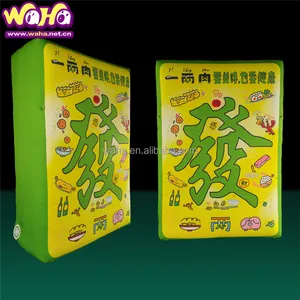 inflatable mahjong event decoration advertising promotion model for inflat advertising