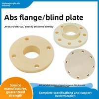 Raccords de tuyauterie à bride en ABS, disques à bride, brides à ajustement lâche, brides monobloc en plastique pour l'alimentation en eau, brides aveugles, modèle à tête hexagonale