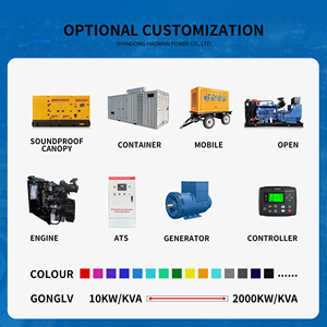 Groupe électrogène diesel silencieux entièrement automatique conteneurisé de 500 kW 62,5 kVA avec ATS, vente directe d'usine, livraison gratuite - Product Image 4