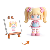 Figurines PVC en boîte mystère, personnages de poupées IP personnalisées pour entreprises, jouets de collection, ornements de présentation, conception directe usine