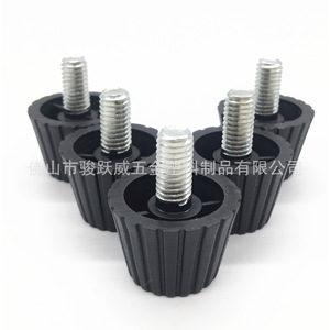 Patas de Muebles de Goma de 28 mm de Diámetro, Negras, Antideslizantes, Fácil Instalación, Protección para Suelos de Mesas, Sillas, Armarios y Sofás - Product Image 4