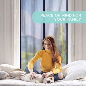 Compre mosquitera <span class=keywords><strong>para</strong></span> <span class=keywords><strong>puertas</strong></span>-Cortina de puerta de poliéster Mosquitera magnética - Product Image 2