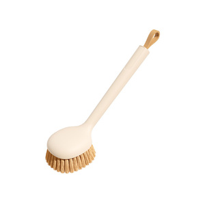 Kitchen Pot Scrubber Long Handle <b>Round</b> <b>Brush</b> Non Stick Dishwashing Cleaning Tool For Kitchen Plastic Material - Product Image 5