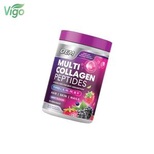 <span class=keywords><strong>Vigo</strong></span> OEM Etiqueta Privada polvo de péptido de Colágeno Hidrolizado piel de pescado marino suplemento de colágeno sabor colágeno multisabor - Product Image 1