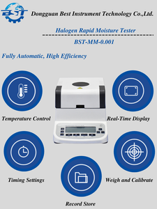 Độ chính xác cao di động đất độ ẩm mét màn hình lớn màu hiển thị độ ẩm Tester cho thực phẩm cho đất phân tích - Product Image 4