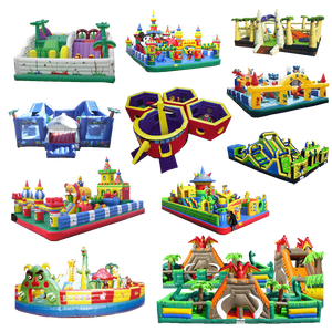 زحليقة مائية عملاقة قابلة للنفخ للاستخدام التجاري في الفناء الخلفي، زحليقة مائية قابلة للنفخ للأطفال، زحليقة جافة قابلة للنفخ، نطاطة قابلة للنفخ مع حوض سباحة - Product Image 3