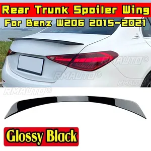 Pour Mercedes-Benz Classe C W206 C200 C260 C300 C63 AMG Berline 4 Portes 2022-2024 Aileron Arrière Kit Carrosserie Spoiler de Coffre Arrière Accessoires Auto - Product Image 1