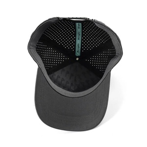 Gorra de Béisbol Deportiva Personalizada de Moda, 6 Paneles, Logotipo de PVC de Goma, Impermeable, con Orificios Perforados con Láser, Visera Curva, Gorra de Golf - Product Image 4