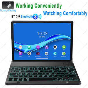 Vente chaude Smart touchpad Sans Fil rétro-éclairage Clavier avec Étui En Cuir pour <span class=keywords><strong>lenovo</strong></span> <span class=keywords><strong>tab</strong></span> <span class=keywords><strong>m10</strong></span> et <span class=keywords><strong>lenovo</strong></span> <span class=keywords><strong>tab</strong></span> <span class=keywords><strong>m10</strong></span> <span class=keywords><strong>plus</strong></span> - Product Image 4