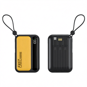 Banco de Energía de Carga Rápida de 20000 mAh, Cargador Portátil Ultra Delgado con Pantalla LED para Android - Product Image 1