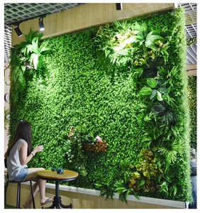 Clôture en feuilles d'herbe artificielle - Design moderne, matériau plastique résistant aux UV et respectueux de l'environnement pour l'aménagement paysager et l'utilisation en extérieur - Product Image 2