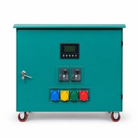 Panneau de synchronisation de groupe électrogène Haowei HWTQ-400 en gros, 50kVA-500kVA, protection contre les pannes 50ms, commutation 10ms, synchronisation d'alimentation industrielle