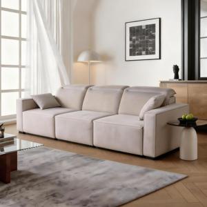 Factory Wholesale Remote Control PU Leather Three Seats Reclining <b>Sliding</b> <b>Bed</b> for Living Room DB001 DB001 Minimalist Design Slee - Product Image 4