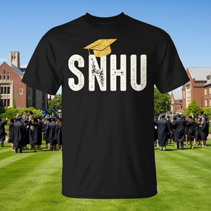 T-shirt de remise de diplôme du collège Snhu avec chapeau – Produit promotionnel - Product Image 3
