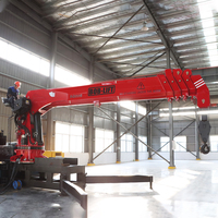 Grue à flèche hydraulique Bob-Lift au meilleur prix, grue à bras droit de 20 tonnes, manipulateur, grue mobile montée sur camion avec télécommande