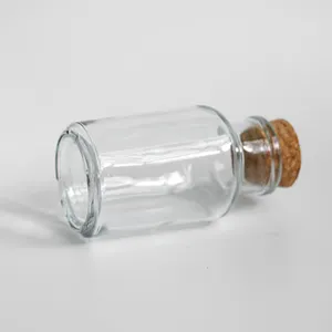 170ml Kitchen Spice Glass Bottle With Cork Lid Seasoning Glass Bottle Food Glass Jar