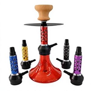 Cachimba de aluminio con efecto espejo, de una sola manguera, portátil, con aspecto de vidrio, para uso en bares y como regalo. - Product Image 1
