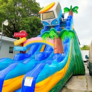 Toboggan aquatique sur le thème <span class=keywords><strong>de</strong></span> la plage toboggan gonflable avec <span class=keywords><strong>piscine</strong></span> toboggan gonflable pour camping-car - Product Image 4