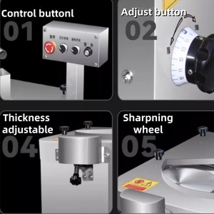 Machine de découpe de viande Trancheuse de viande fraîche commerciale Machine de découpe de viande électrique - Product Image 2