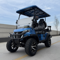 Voiturette de golf électrique mini 4 places 48V à prix abordable, avec génération d'énergie solaire, pour la vente – Modèle chinois brillant
