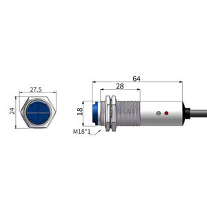 Sensor fotoeléctrico difuso de 4 hilos CDD-11N, 10-30V, NPN/PNP, interruptor fotoeléctrico óptico infrarrojo - Product Image 4