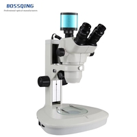 Microscopio Trinocular ST-6TV con Cámara Digital HD de 14MP y Fuentes de Luz Uniforme Dobles (Superior e Inferior)