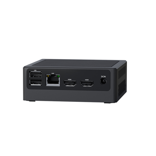 2025 New Business Mini PC Intel 12th Gen N150 Dual Display 16GB DDR4 512GB NVMe SSD Win11 Linux Portable Desktop