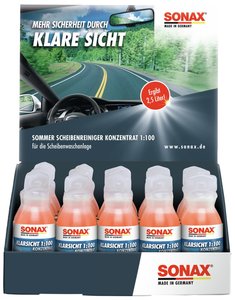Concentré Clear Sight 1:100 en flacon de 25 ml, prêt à la vente en présentoir, pour liquide lave-glace - Product Image 2