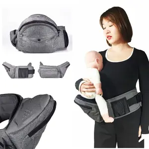 Custom High Quality Travel Baby Carrier Longbow Bowprotective Hip Seat Ergonomic Waist Carrier Bowborns Safety Baby Wrap Carrier