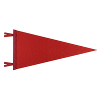 Drapeaux de fanions en feutre non tissé imprimés par sublimation à motif personnalisé pour la décoration festive des campings et des sites de camping