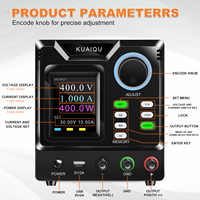 Alimentation AC à DC programmable SPPS-D4001 avec interrupteur de sortie établi de maintenance de laboratoire régulateur de tension et de courant