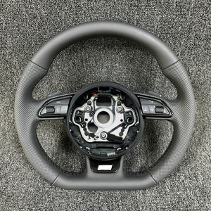 Volant <span class=keywords><strong>de</strong></span> course en fibre <span class=keywords><strong>de</strong></span> carbone adapté aux Audi A3/A4/B9/A5/RS3-S7/Q5-Q7 - Marque Yuxiang - Product Image 1