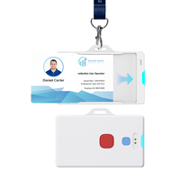 Badge intelligent LoRaWAN rechargeable NRF54L15 avec LED, localisateur GPS Bluetooth WiFi portable avec alarme SOS