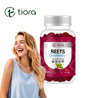 Prix de gros OEM ODM Gummies véganes à la betterave Marque privée avec Vitamine D3 et B12 pour soutenir la santé cardiaque et l'énergie naturelle