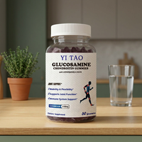 Disponible OEM/ODM, Gomitas de Glucosamina y Condroitina, Suplemento para el Soporte de las Articulaciones Sin Azúcar, para la Movilidad y Flexibilidad, 60 Unidades