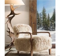 Wohnzimmer Sofa Set Hotels tühle Innen möbel Schaffell Sessel