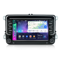 7-дюймовая автомобильная магнитола 2+32 ГБ для VW/Seat/Skoda, беспроводной Carplay/Android Auto, Wi-Fi, GPS-радио для авто
